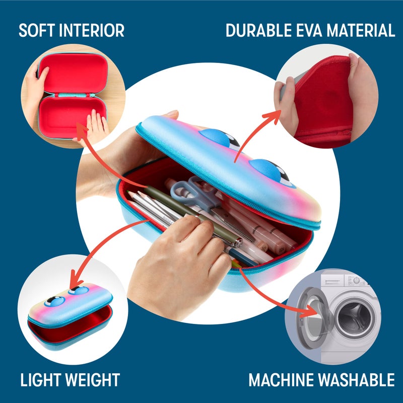 ZIPIT Beast Pencil Box for Kids Pencil Case for School Organizer Pencil Bag Large Capacity Pencil Pouch (Pastel) - Image 3